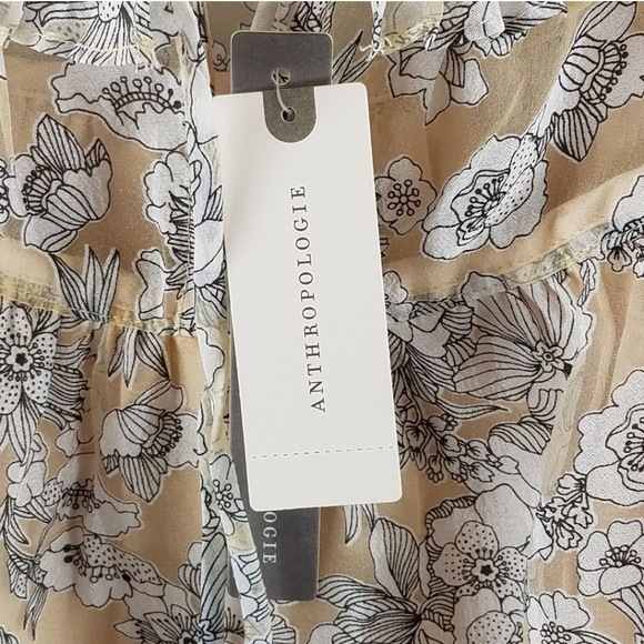 🎀HP🎀 NWT ANTHROPOLOGIE/Current Air Los Angeles Organza Dress Women's Sz M - Picture 3 of 6